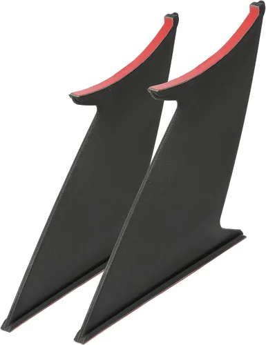 Vista 3 de KUAFU Alerón con estabilizador Compatible con Subaru Impreza WRX STI Sedán 2015-2021, alerón de maletero trasero con soporte rígido, color negro, 2