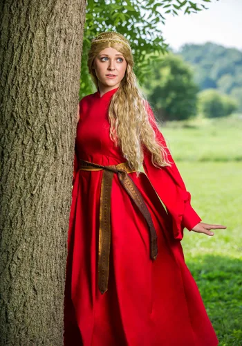 Vista 11 de Disfraz de vestido de la Princesa Botón de Oro Multicolor