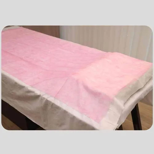 Vista 3 de 10 unids no tejido impermeable masaje belleza cubierta, cubierta de hoja de belleza, 70.9x31.5 in para salón SPA, mesa de masaje, hoteles