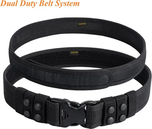Vista 2 de Deber Cinturón Policial Seguridad Policial 2"/2.25" Cinturón táctico de la Patrulla
