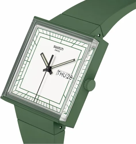 Vista 3 de Swatch What If Green Men's Watch SO34G700