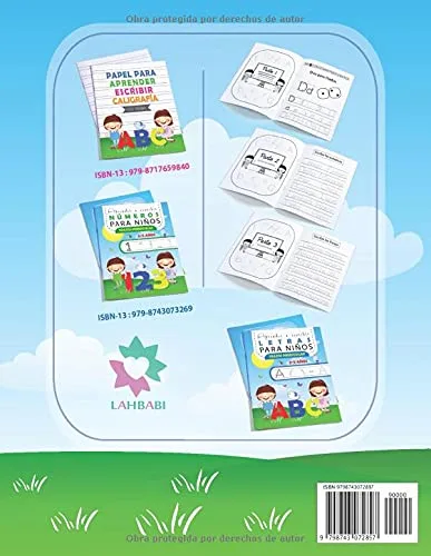 Vista 2 de Aprender a Escribir Letras para NIÑOS 3-5 AÑOS Trasos Preescolar Cuaderno de Actividades Para niños - Caligrafía Escolar - Preescritura - Educación