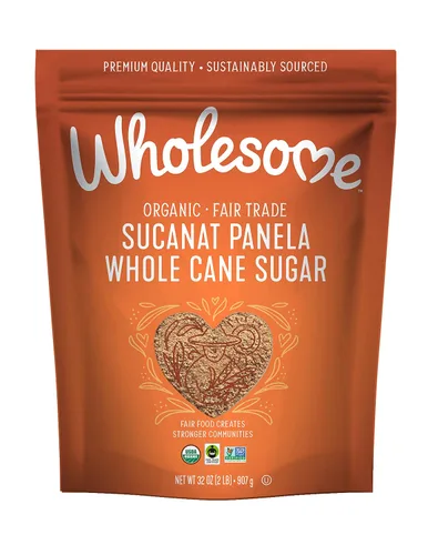 Vista 9 de Wholesome Sweeteners 16 onzas de azúcar de caña integral orgánica Sucanat Panela, comercio justo, certificado por el Proyecto sin OGM, sin gluten