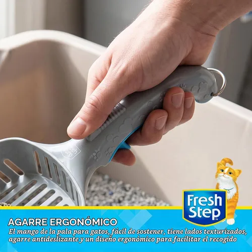 Vista 3 de Fresh Step Cuchara de arena para gatos todo en uno con mango ergonómico