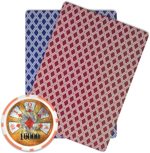 Vista 3 de Brybelly Hi-Roller - Chip de póquer pesado compuesto de arcilla de 0.49 oz, paquete de 50