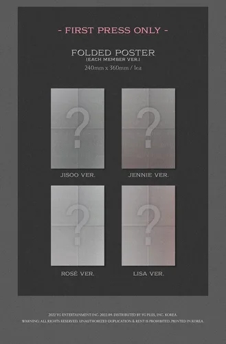 Vista 5 de BLACKPINK - BORN PINK, Digipack Version (LISA Cover incl. Album, PreOrder Benefit, Extra Photocards)