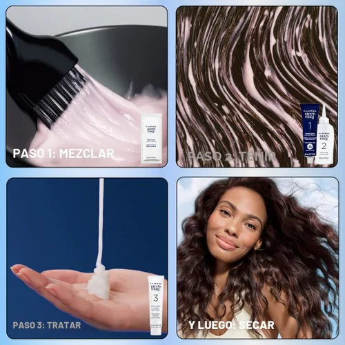 Vista 6 de Clairol Nice'n Easy Tinte Permanente para el Cabello, 6.5 Castaño Más Claro, Paquete de 3 Clairol Nice'n Easy - Tinte permanente para el cabello