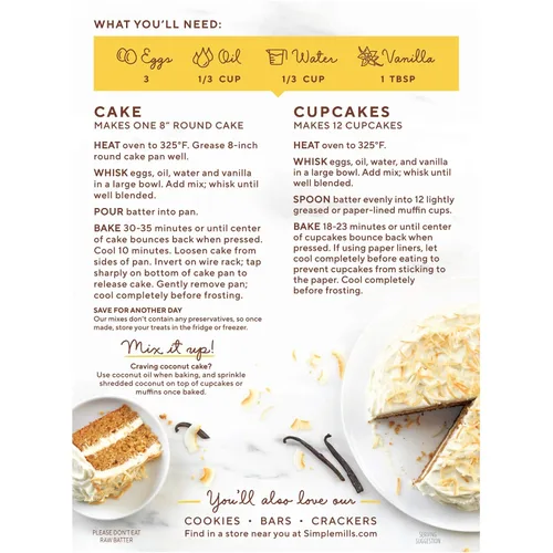 Vista 7 de Simple Mills Galletas horneadas suaves