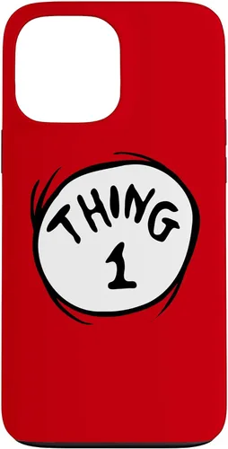 Vista 24 de Dr. Seuss Funda con emblema Thing 1 para iPhone 17