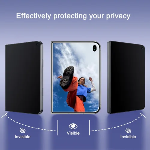 Vista 2 de Ailun Paquete de 3 protectores de pantalla exteriores de privacidad