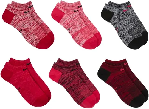 Vista 2 de Nike Calcetines de entrenamiento ligeros invisibles para mujer, paquete de 6