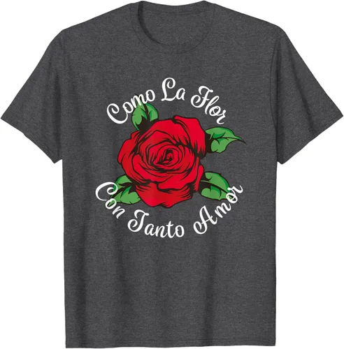 Vista 31 de Como La Flor - Bailar Cumbia - Mexican Rose Fiesta Regalo Camiseta Negro