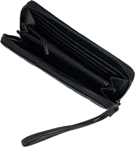 Vista 3 de Steve Madden Womens Zip Around Wristlet Handbag