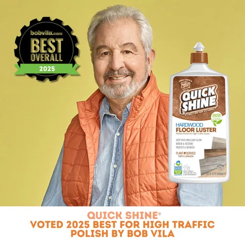 Vista 8 de Quick Shine Brillo y pulido de suelo de madera dura de alto tráfico.