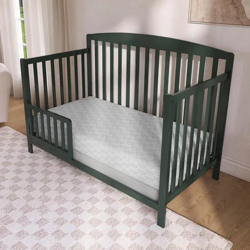 Vista 2 de Dream On Me Carousel 6” Firm Fiber Crib & Toddler Bed Mattress, Waterproof Cover, Greenguard Gold Certified, Fits All Full-Size Cribs & Toddler