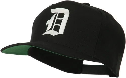 Vista 2 de e4Hats Gran gorra bordada inglesa antigua D Negro