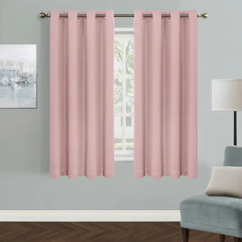 Vista 162 de MYSKY HOME Cortinas Aqua para Armario para Entrada Cortina Opaca para Puerta para Sala de Estar Cortina Oscurecedora de Habitación con Ojales