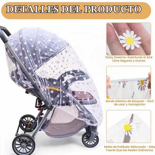 Vista 5 de Mosquitera para cochecito de bebé (paquete de 2) – Protección de malla duradera para moisés, cunas, corrales, Pack N Plays y mini cunas portátiles