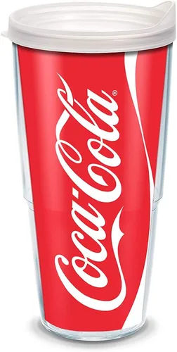Vista 14 de Tervis Coca-Cola - Vaso de Coca-Cola con envoltura y tapa esmerilada, 16 onzas, transparente