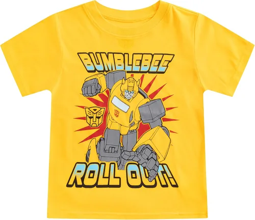 Vista 3 de Transformers Hasbro - Paquete de 3 camisetas de manga corta para niños pequeños