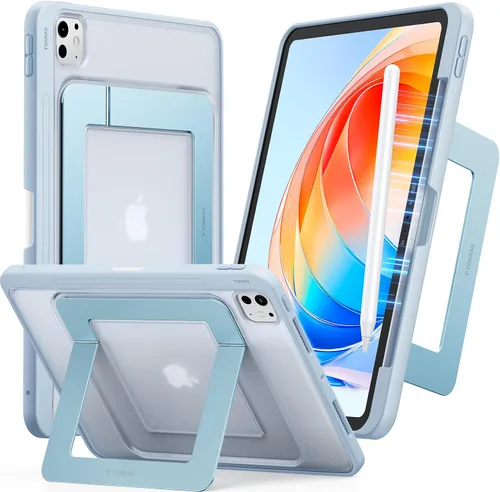 Vista 11 de TORRAS Funda para iPad Mini 7 A17 Pro, Funda para iPad Mini 6 con Soporte para Lápiz, Soporte Ultra Estable, Múltiples Ángulos de Visualización