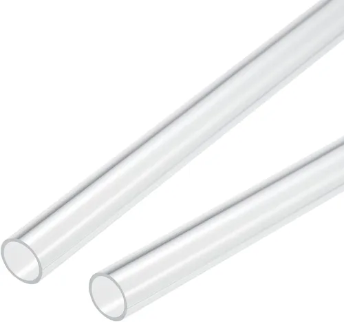 Vista 18 de MECCANIXITY Tubo acrílico transparente rígido redondo tubo 0.157 in (5/32") ID 0.315 in (5/16") OD 10" para lámparas y linternas, sistema