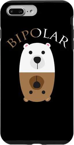 Vista 9 de iPhone 15 Bipolar Bonita funda de regalo de oso polar para trastorno mental