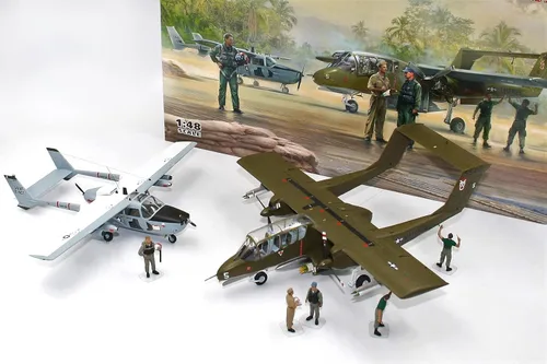 Vista 3 de ICM DS4803 - Avión militar de plástico Vietnam USAF Aeródromo de plástico Kit modelo de avión - Escala 1:48