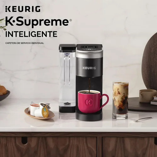 Vista 11 de Keurig K-Supreme SMART - Cafetera inteligente, tecnología MultiStream, prepara tamaños de taza de 6 a 12 onzas, color negro Brewid y Multistream