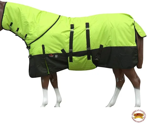 Vista 14 de HILASON 1200D Manta de invierno impermeable para caballo con cubierta para el cuello y envoltura para el vientre Mantas de participación