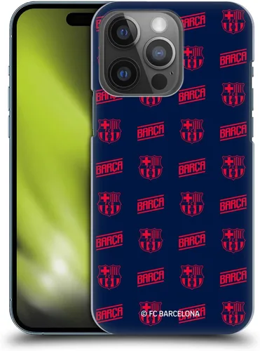 Vista 8 de Head Case Designs Funda rígida con licencia oficial del FC Barcelona Barca Crest Graphics compatible con Apple iPhone 14 Pro Escudo del Barca