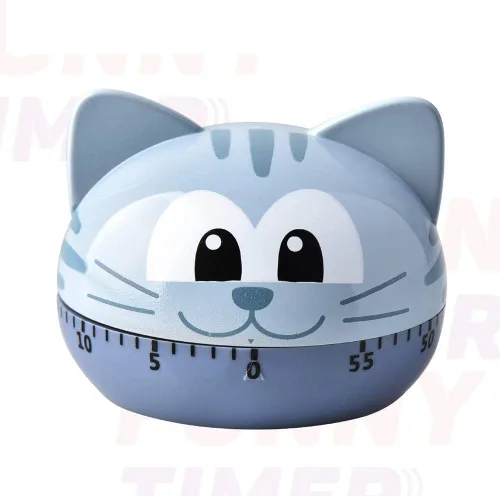 Vista 10 de Divertidos temporizadores mecánicos de animales, 60 minutos, dispositivo de cocina, temporizador de cocina, reloj con alarma fuerte, contadores