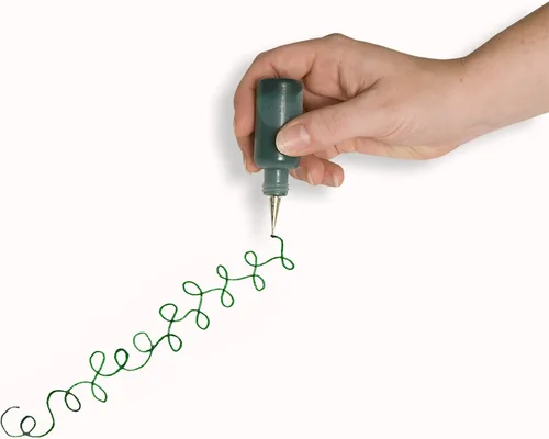 Vista 6 de Creative Mark Flo Line - Botella aplicadora de punta de precisión con puntas de acero inoxidable, para pintura artística, medios fluidos, tinta