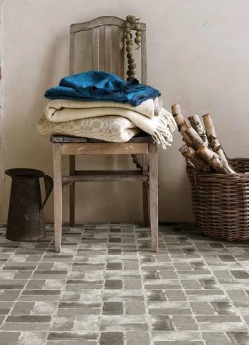Vista 5 de FloorPops Harvard Ladrillo Gris - Azulejos de suelo (pelar y pegar)