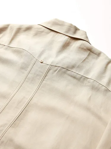 Vista 3 de Cubavera Camisa Guayabera bordada de manga larga para hombre