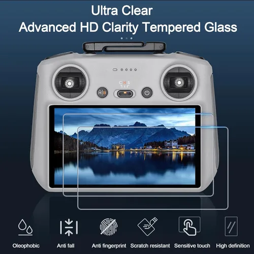 Vista 7 de Protector de pantalla Mini 5 Pro RC 2 con kit de alineación automática, Mini 4 Pro/Air 3S/Mavic 4Pro/Mini 3 3Pro/Accesorios remotos de pantalla