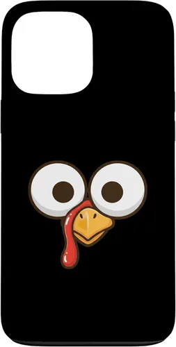 Vista 24 de Funny Cartoon Turkey Face, Big Eyes Thanksgiving Turkey Day Case for iPhone 16