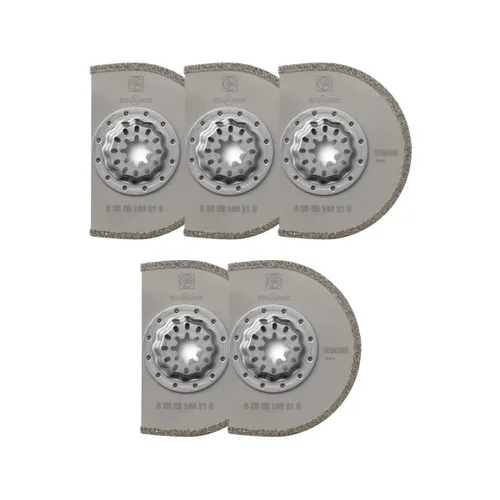 Vista 7 de Fein Starlock Plus 63502170210 - Hoja de sierra segmentada de carburo, extracción precisa de lechada de azulejos, corte de yeso y trabajo