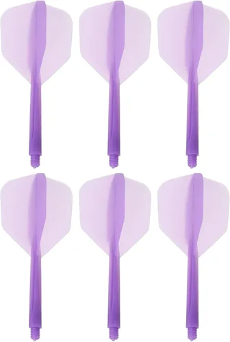 Vista 8 de PATIKIL Integrated Dart Shaft & Flights, Pack Durable Plastic Dart Flight Set