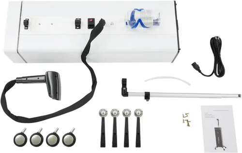 Vista 3 de 3 en 1 Nano Hair Steamer, 1300W 110V Procesador de color de cabello Blanco
