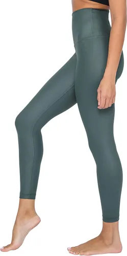 Vista 3 de 90 Degree By Reflex Leggings estampados de cintura alta a prueba de sentadillas hasta el tobillo
