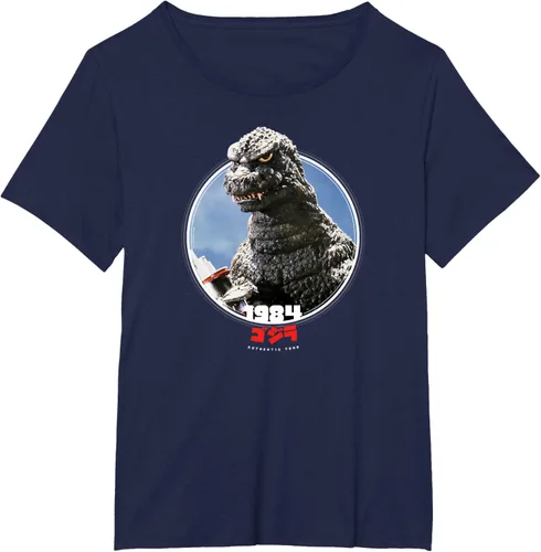 Vista 23 de Godzilla 1984 El regreso de Godzilla Icons of Toho - Camiseta pequeña Negro