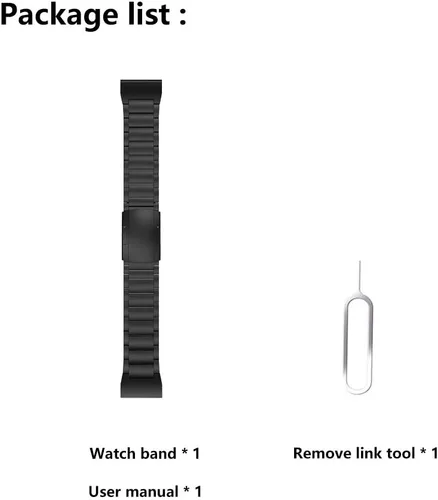 Vista 6 de LDFAS Fenix 8/7X/6X/5X Plus Band, 26mm Titanium Metal Quick Release Easy Fit Watch Strap with Double Button Clasp Compatible for Garmin Fenix 7X