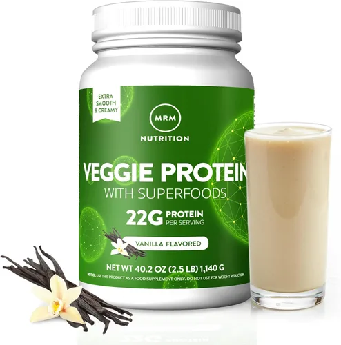 Vista 9 de MRM Nutrition Proteína de Suero - Sabor Chocolate, Proteína de Suero Aislada y Concentrada Microfiltrada, 16 Diferentes Cepas de Probióticos, BCAAs