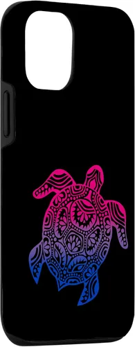 Vista 3 de iPhone 15 Bisexual Pride Sutil Bi LGBTQ Orgullo Gay Lindo Tortuga LGBT Caso