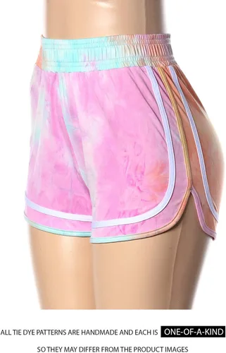 Vista 3 de Pantalones cortos de escuela media y secundaria para adolescentes y niñas, atléticos, correr, bailar, deportes, lindos pantalones cortos activos