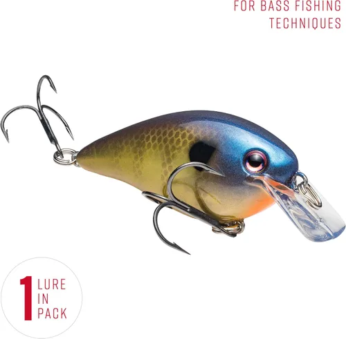 Vista 3 de Strike King KVD 1.5 Hard Knock - Señuelo de pesca, 3/8 onzas, ojos realistas 3D