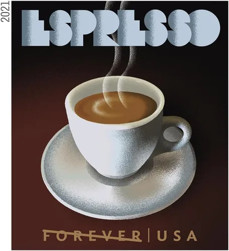 Vista 7 de Espresso Drinks US Postage Stamps - Folleto de 20
