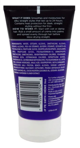 Vista 2 de Crema para estilizar John Frieda Frizz-Ease Straight Fixation - 5 oz - 2 paquetes