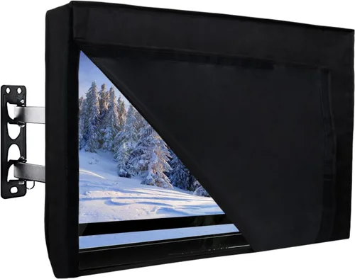 Vista 10 de Easy-Going Funda de TV para exteriores con plano frontal enrollable, impermeable y resistente a la intemperie para televisores de pantalla plana